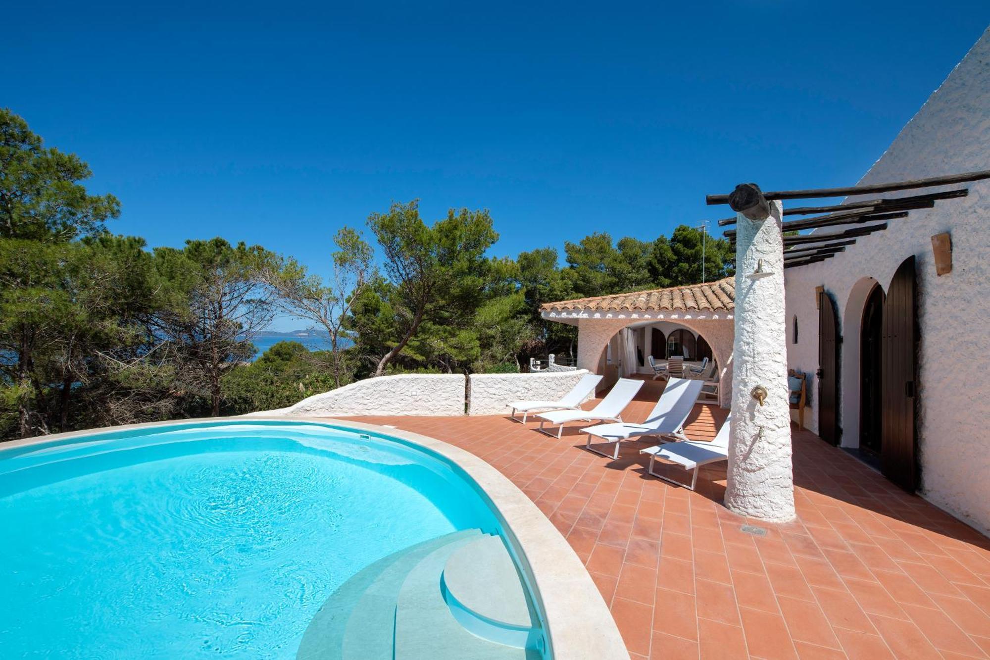 Villa Eliana Sul Mare Porto Pino Kültér fotó
