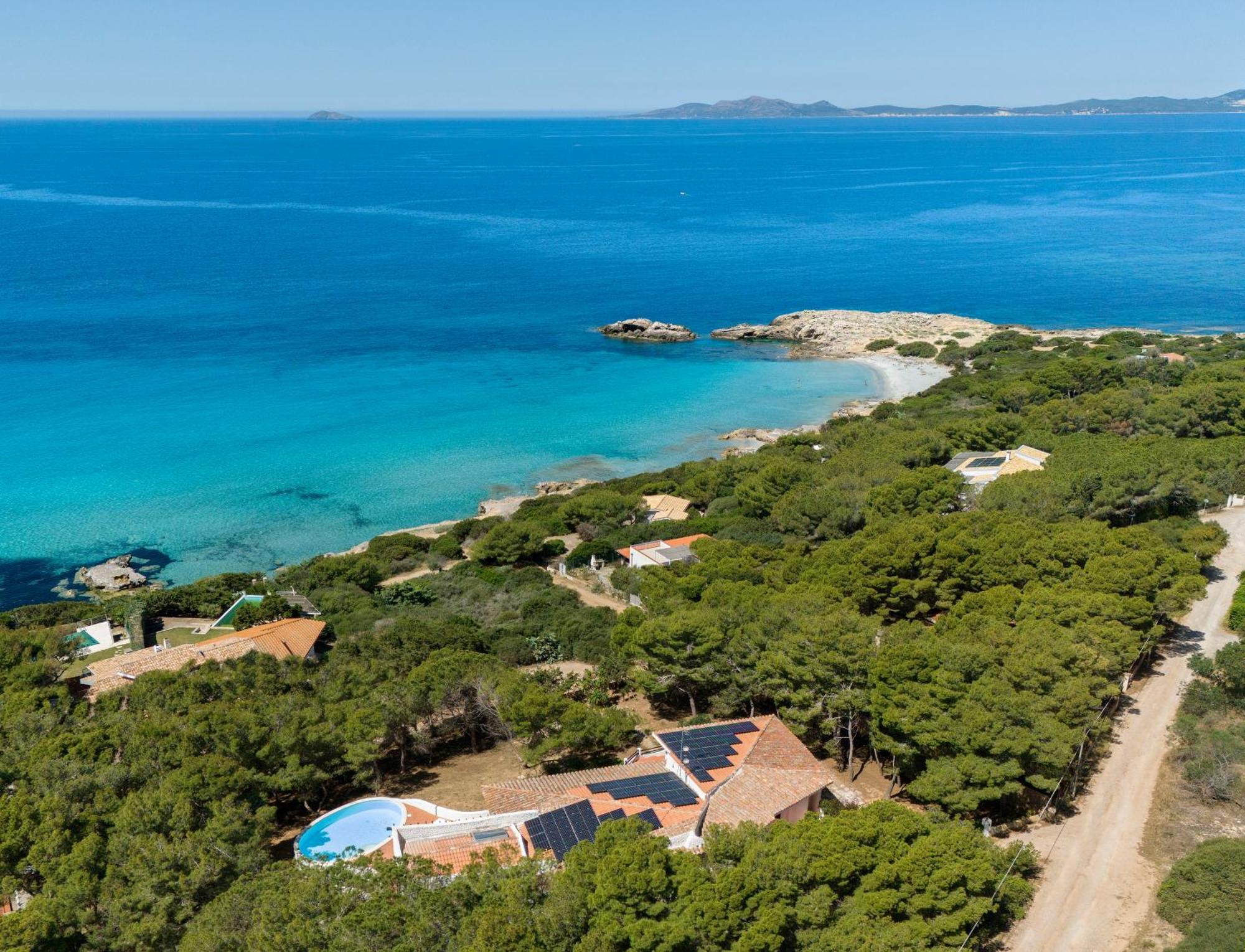 Villa Eliana Sul Mare Porto Pino Kültér fotó