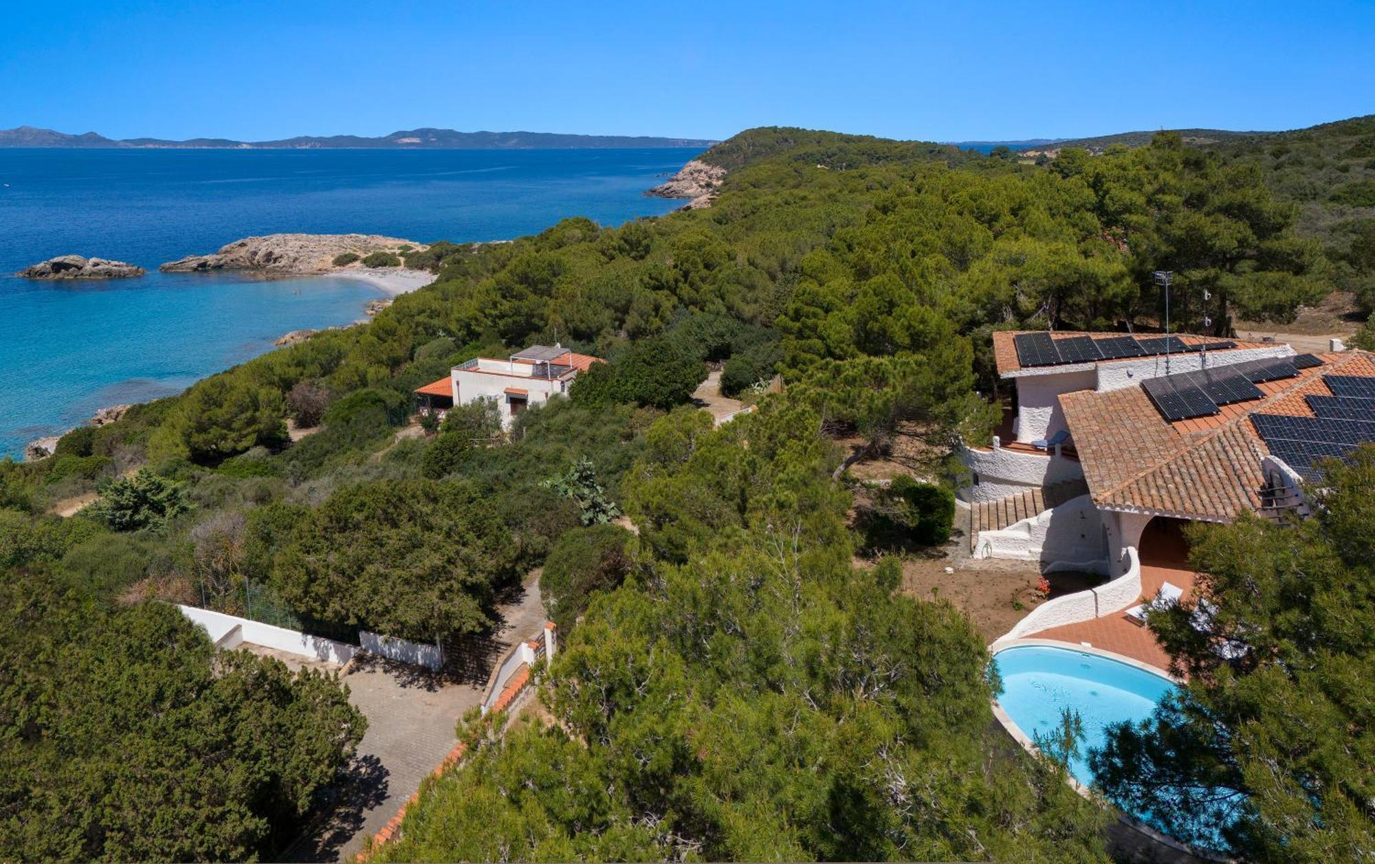 Villa Eliana Sul Mare Porto Pino Kültér fotó