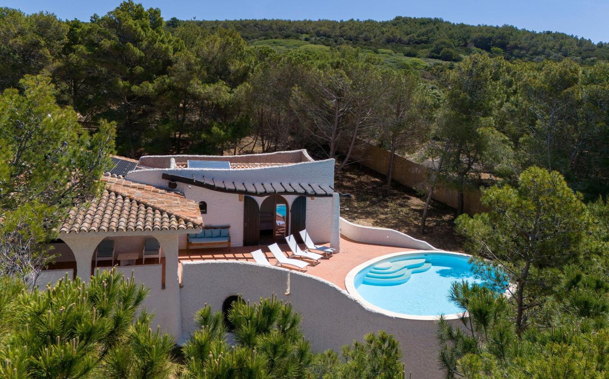 Villa Eliana Sul Mare Porto Pino Kültér fotó